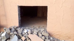 Durchbruch für den Ausgang