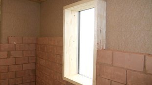 Innendämmung mit Holzfasermatten und Lehmziegel