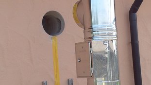 Durchbruch für den Kamin